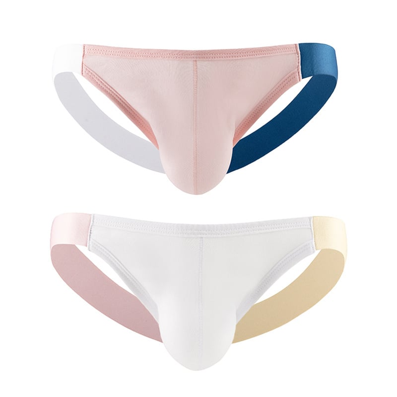 Meeste T-back puuvillane aluspesu, hingav, 3D U-kujuline tasku, madal talje