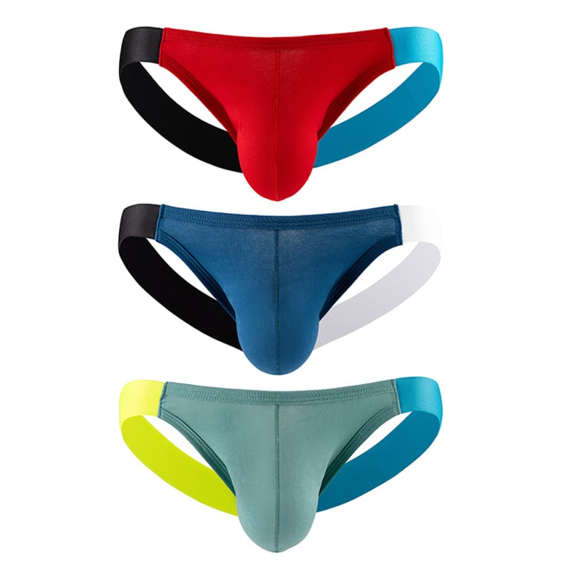 Meeste T-back puuvillane aluspesu, hingav, 3D U-kujuline tasku, madal talje