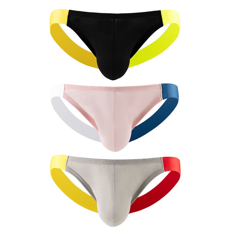 Meeste T-back puuvillane aluspesu, hingav, 3D U-kujuline tasku, madal talje