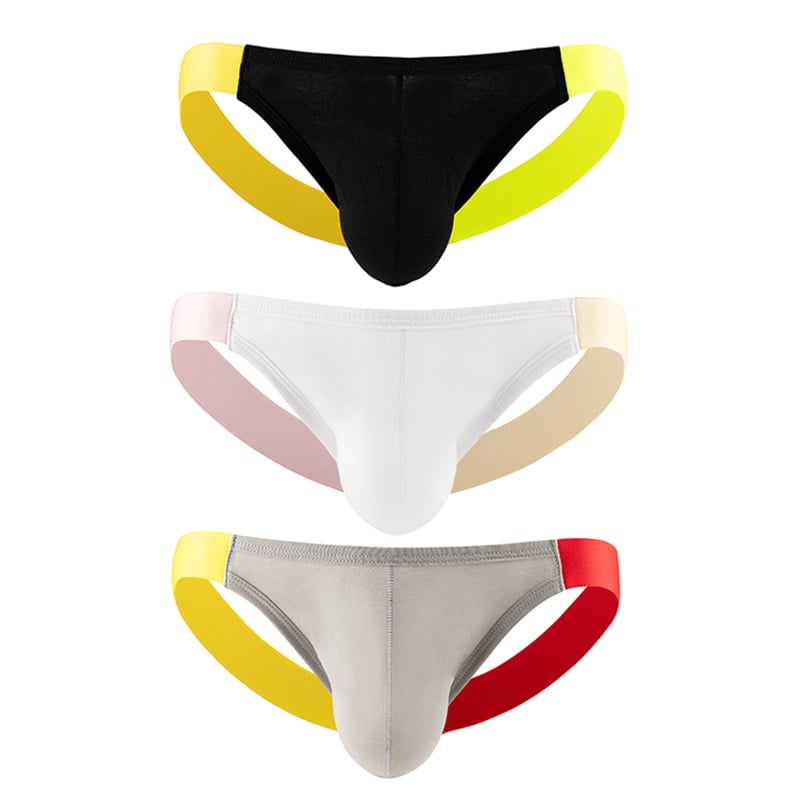 Meeste T-back puuvillane aluspesu, hingav, 3D U-kujuline tasku, madal talje