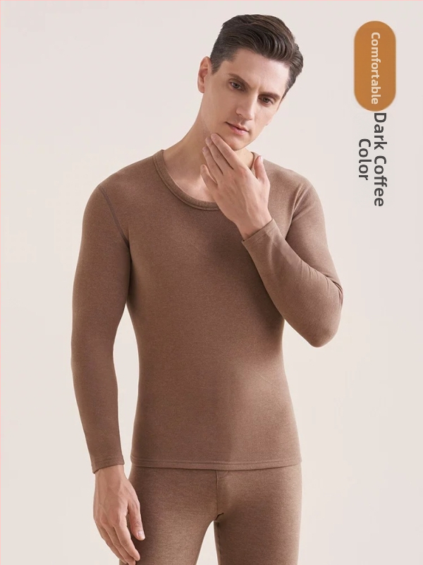 Vyrų terminis komplektas su velveto viduje, katijoninis poliesteris, storis 251-300 g/m², elastinis, ruduo-zima