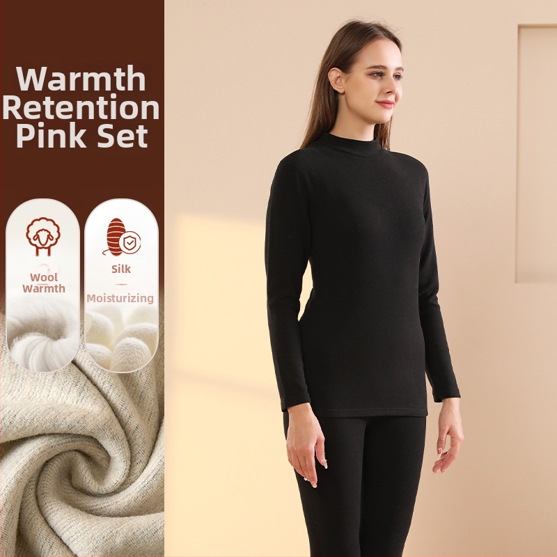 Vyrų terminis komplektas su velveto viduje, katijoninis poliesteris, storis 251-300 g/m², elastinis, ruduo-zima