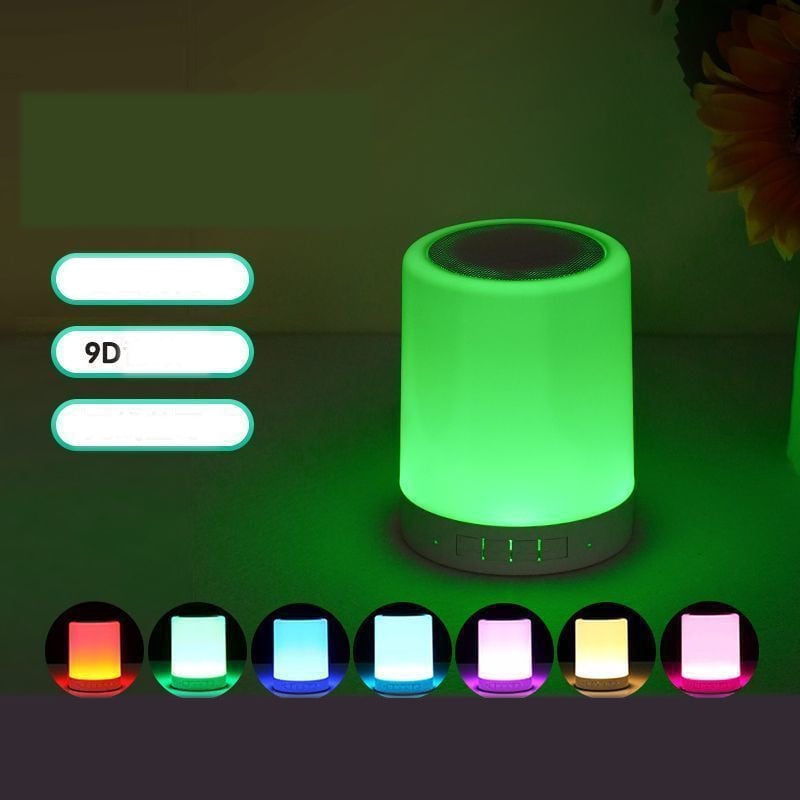 Ηχείο Bluetooth, Επαναφορτιζόμενη επιφάνεια εργασίας, Βαθιά μπάσα, Φωνητικός έλεγχος, Πολύχρωμο φως παλαμάκια, Subwoofer