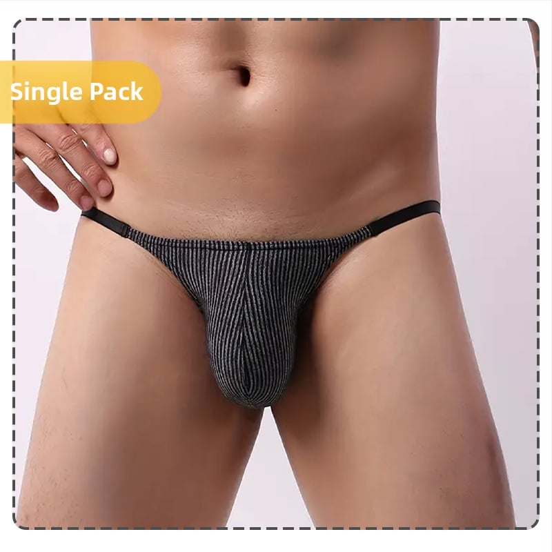 Meeste nailonist aluspüksid madala vöökoht, hingavad, triibuline või ruuduline muster