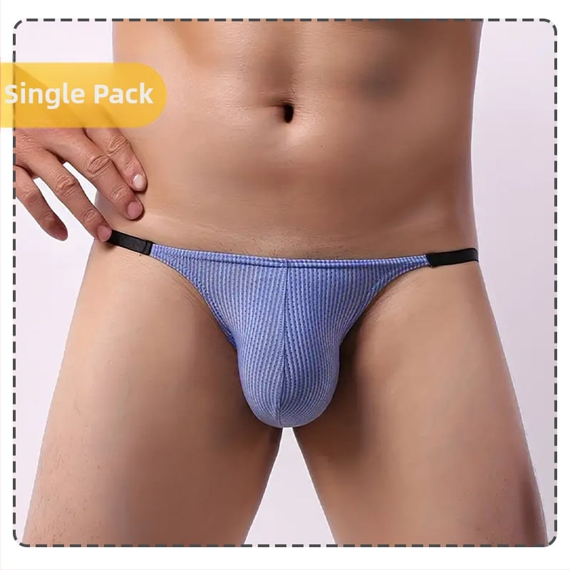 Meeste nailonist aluspüksid madala vöökoht, hingavad, triibuline või ruuduline muster