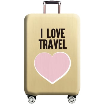 Huse de protecție pentru bagaje cu modele simple cu litere, rezistente la praf, zgârieturi și de dimensiuni multiple pentru manipularea bagajelor