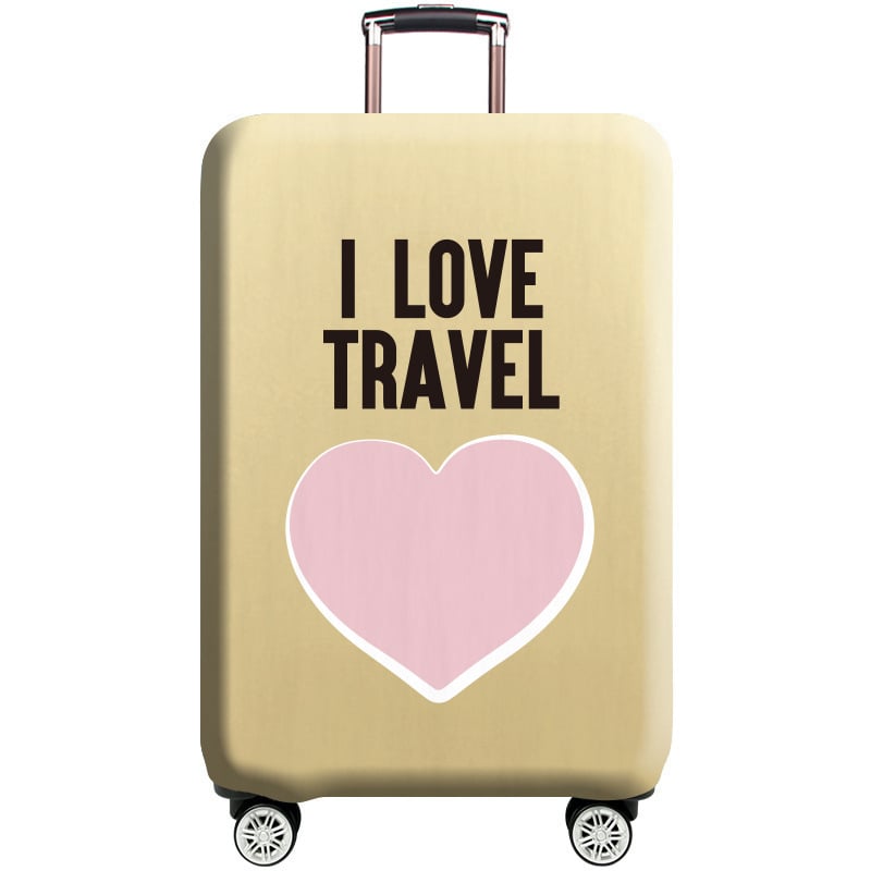 Huse de protecție pentru bagaje cu modele simple cu litere, rezistente la praf, zgârieturi și de dimensiuni multiple pentru manipularea bagajelor