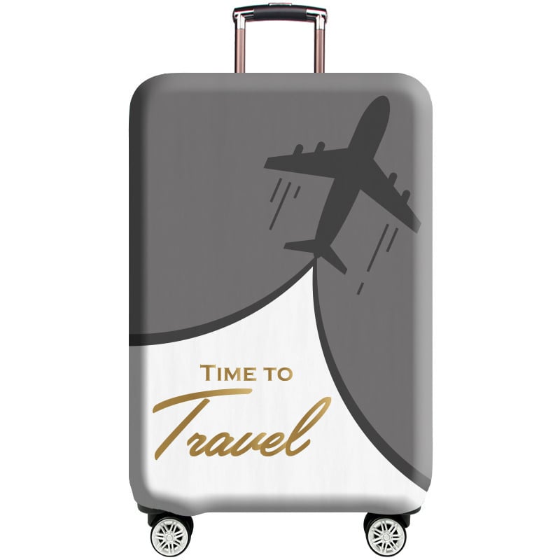 Huse de protecție pentru bagaje cu modele simple cu litere, rezistente la praf, zgârieturi și de dimensiuni multiple pentru manipularea bagajelor