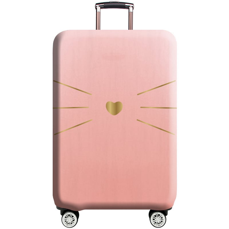 Huse de protecție pentru bagaje cu modele simple cu litere, rezistente la praf, zgârieturi și de dimensiuni multiple pentru manipularea bagajelor