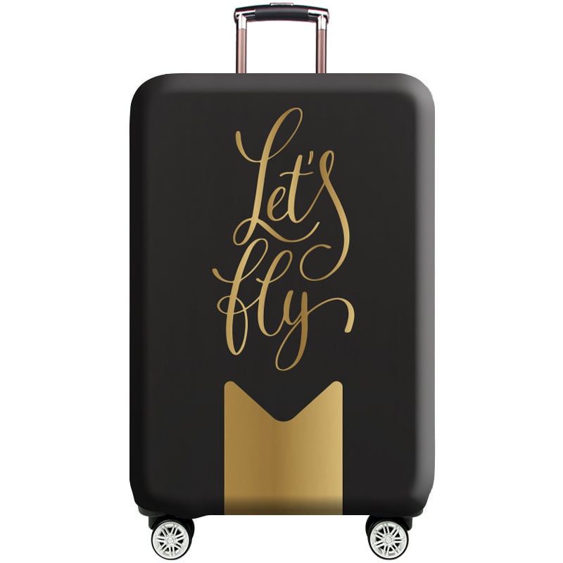 Huse de protecție pentru bagaje cu modele simple cu litere, rezistente la praf, zgârieturi și de dimensiuni multiple pentru manipularea bagajelor