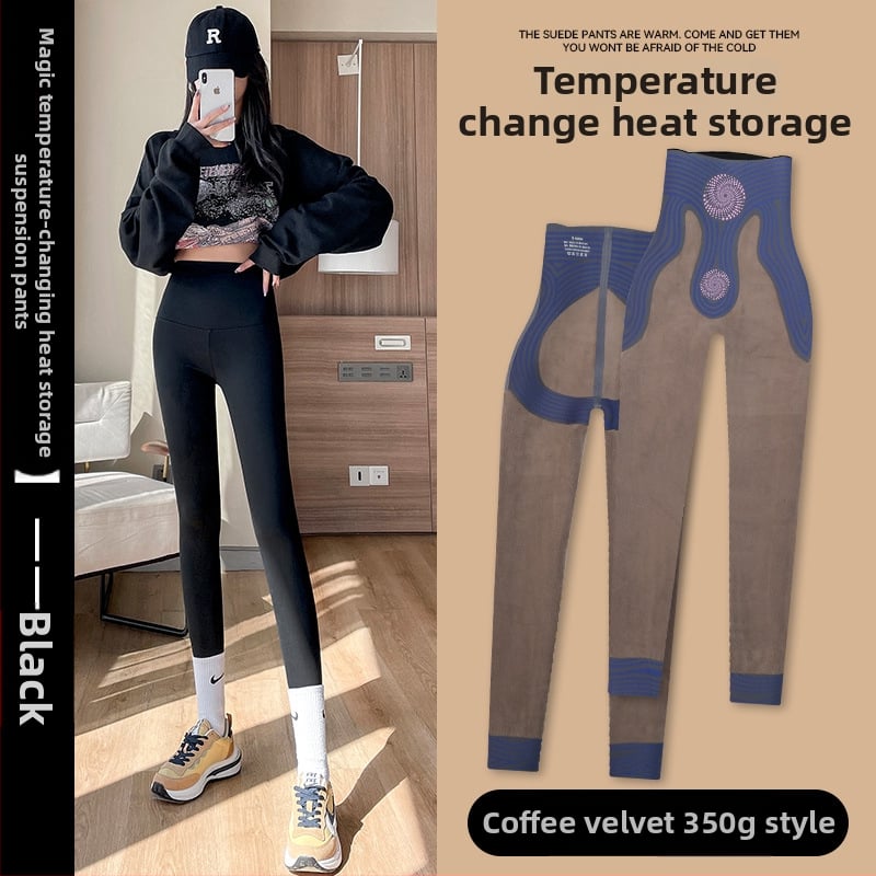 Haizivju printa legingi, Chenille audums ar spandeksu, brīvs piegriezums, rudens 2024