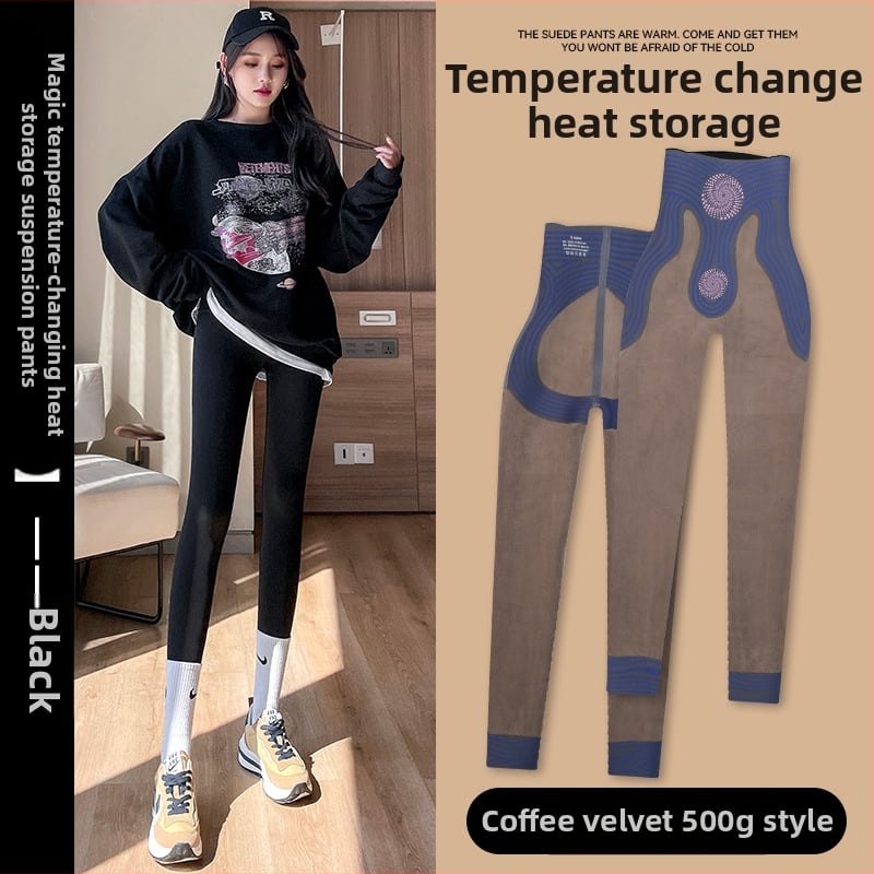 Haizivju printa legingi, Chenille audums ar spandeksu, brīvs piegriezums, rudens 2024