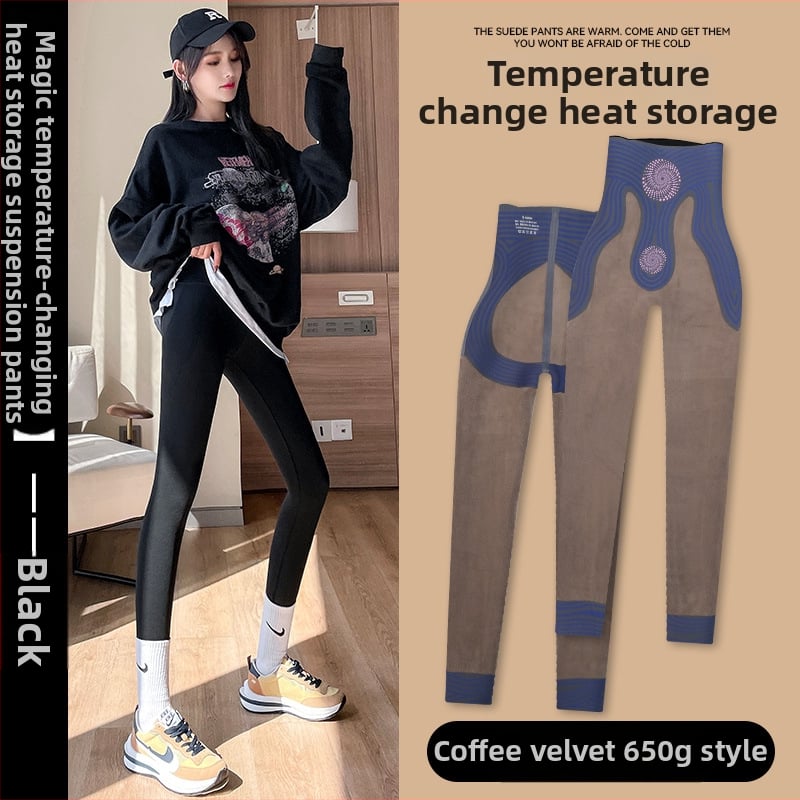 Haizivju printa legingi, Chenille audums ar spandeksu, brīvs piegriezums, rudens 2024