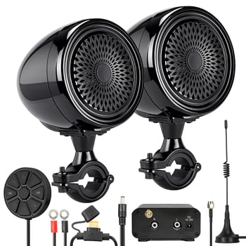 Tarptautinė, populiari motociklų garso sistema, 600 vatų, su nuotoliniu garsumo valdymu, didelė galia, „Bluetooth“, USB, FM, SUX, daugiafunkcinė