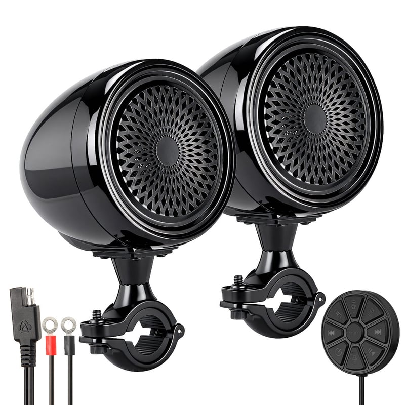 Tarptautinė, populiari motociklų garso sistema, 600 vatų, su nuotoliniu garsumo valdymu, didelė galia, „Bluetooth“, USB, FM, SUX, daugiafunkcinė