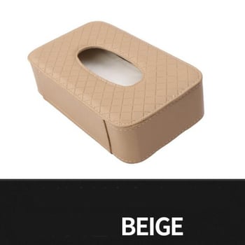 Δερμάτινο κουτί αποθήκευσης αυτοκινήτου, κρεμαστό σκίαστρο αυτοκινήτου, κουτί χαρτομάντιλων για την πλάτη του καθίσματος, διακόσμηση εσωτερικού αυτοκινήτου, κουτί χαρτομάντιλων αυτοκινήτου