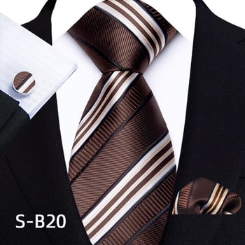 Modern, 8 cm-es férfi nyakkendőből, zsebkendőből és mandzsettagombokból álló szett poliészterből, paisley motívummal (három darabos szett).