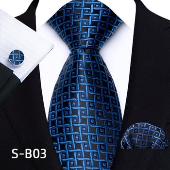 Modern, 8 cm-es férfi nyakkendőből, zsebkendőből és mandzsettagombokból álló szett poliészterből, paisley motívummal (három darabos szett).