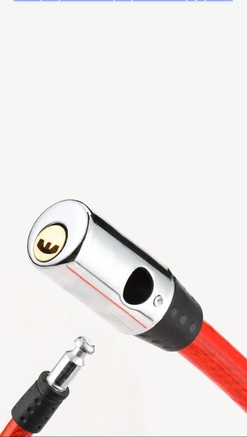 Velosipēda stieples cilpas tipa tērauda troses mīkstā slēdzene pretaizdzīšanas durvju slēdzene elektriskā transportlīdzekļa gredzena ķēdes akumulators vecā modeļa sabiezināta slēdzene