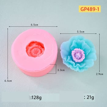 Aguona, Rododendras, Žvakė, Gėlė, Muilas, Fondantas, Silikoninė Forma, Rožė, „Pasidaryk pats“ Tortas, Gumpaste Forma