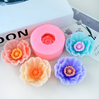 Aguona, Rododendras, Žvakė, Gėlė, Muilas, Fondantas, Silikoninė Forma, Rožė, „Pasidaryk pats“ Tortas, Gumpaste Forma