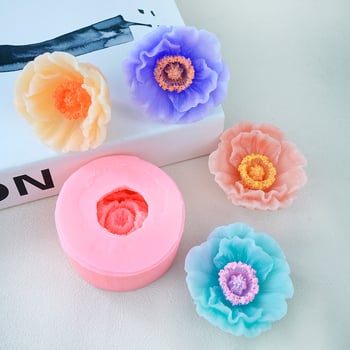 Aguona, Rododendras, Žvakė, Gėlė, Muilas, Fondantas, Silikoninė Forma, Rožė, „Pasidaryk pats“ Tortas, Gumpaste Forma