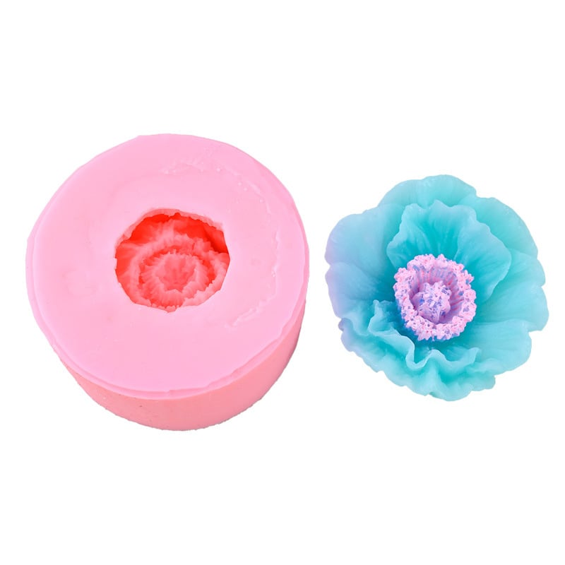 Aguona, Rododendras, Žvakė, Gėlė, Muilas, Fondantas, Silikoninė Forma, Rožė, „Pasidaryk pats“ Tortas, Gumpaste Forma