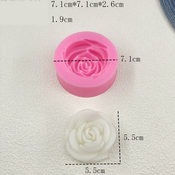 Įvairios silikoninės formelės rožių žiedams, šokoladinio fondanto kepimo formelės, „pasidaryk pats“ gipso gėlių kvapiųjų žvakių formelės