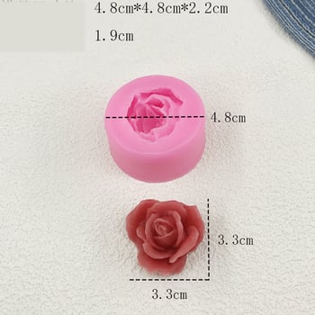 Įvairios silikoninės formelės rožių žiedams, šokoladinio fondanto kepimo formelės, „pasidaryk pats“ gipso gėlių kvapiųjų žvakių formelės