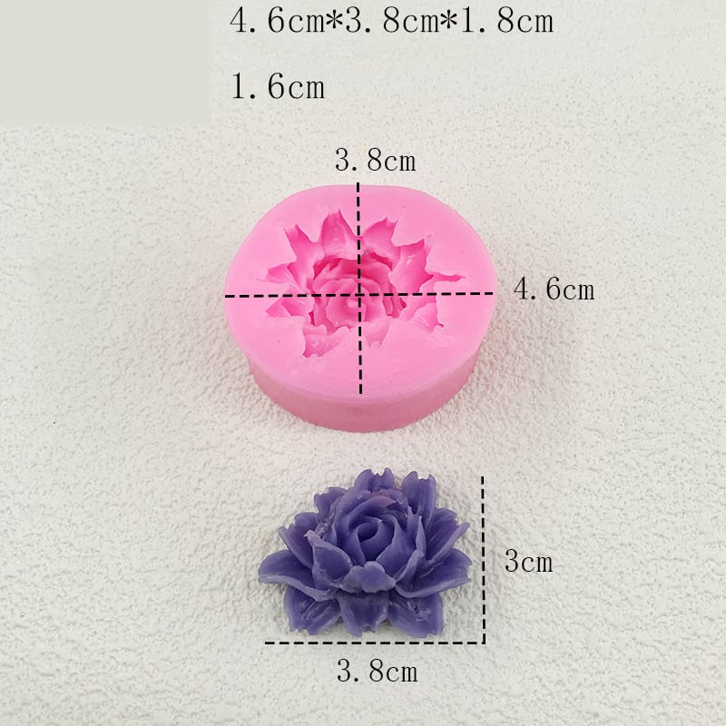 Įvairios silikoninės formelės rožių žiedams, šokoladinio fondanto kepimo formelės, „pasidaryk pats“ gipso gėlių kvapiųjų žvakių formelės
