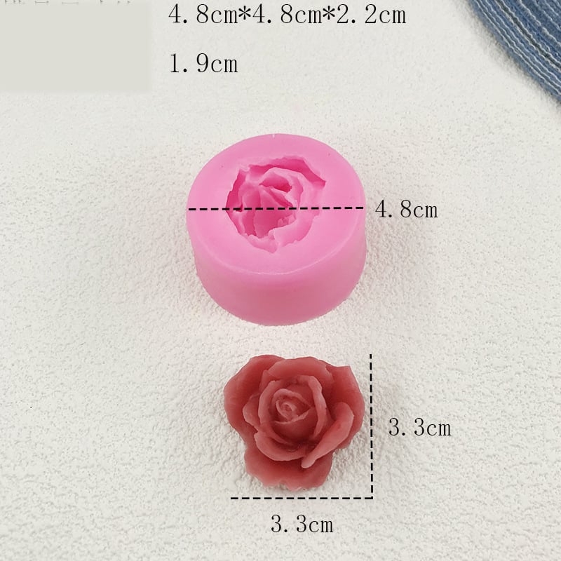 Įvairios silikoninės formelės rožių žiedams, šokoladinio fondanto kepimo formelės, „pasidaryk pats“ gipso gėlių kvapiųjų žvakių formelės