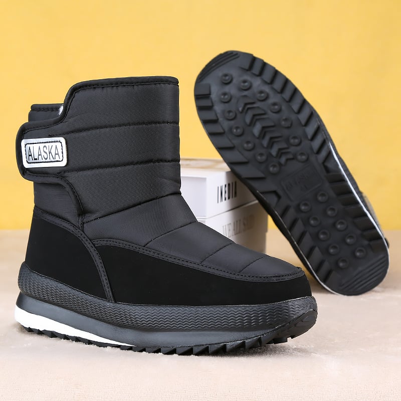 Northeast suured paksud kõrged lumesaapad, uus stiil 2025, meeste ja naiste talvejalatsid fliisvoodriga, libisemiskindlad puuvillased vabaajajalatsid, külmakaitse