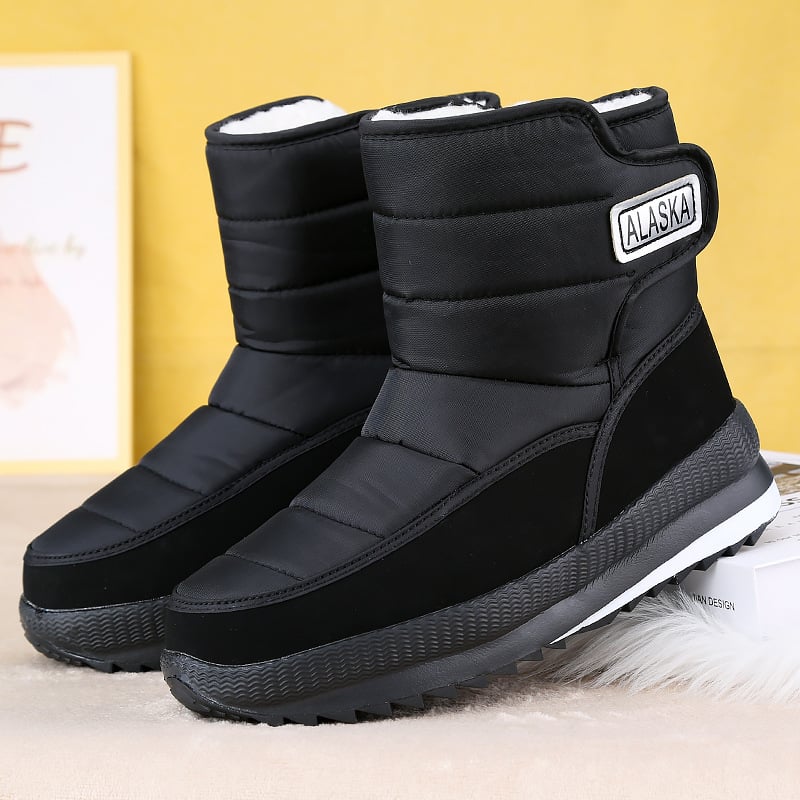 Northeast suured paksud kõrged lumesaapad, uus stiil 2025, meeste ja naiste talvejalatsid fliisvoodriga, libisemiskindlad puuvillased vabaajajalatsid, külmakaitse