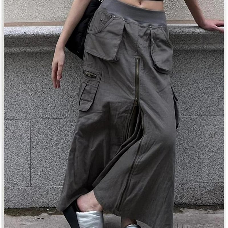 Stilīgi midi garuma darba svārki sievietēm, pavasarim un rudenim, unikāls A-līnijas siluets, augsta jostasvieta, ar kabatām, šiki un ikdienišķi.