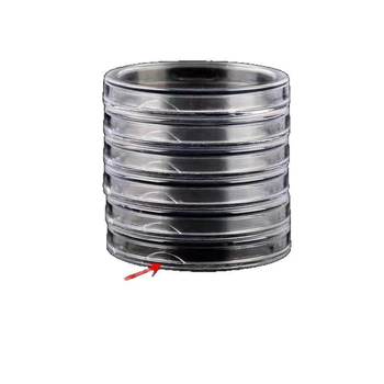 25 mm 40 gab. vienas juaņas monētas aizsargkaste, pret Japānas karu vērsta Pirmā juaņas monētu kolekcijas kaste ar peoniju un krizantēmu, pirmā zodiaka apaļa piemiņas monētu kaste