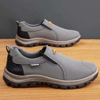 Outdoor planinarske tenisice za vanjsku upotrebu s PU gornjim dijelom, slip-on, niskog profila, injekcijski oblikovana potplat, pogodne za planinarenje u proljeće i jeseni