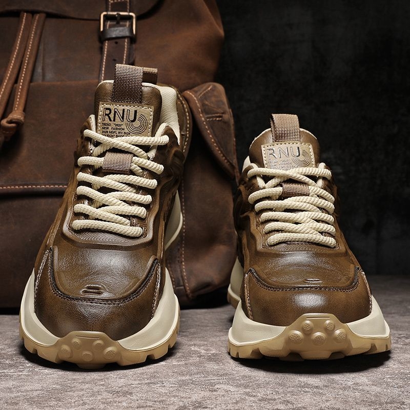 Muške tenisice dad shoes, gornji dio od mikrovlakna, debeli pjenasti potplat, latex uložak, vezanje šnure