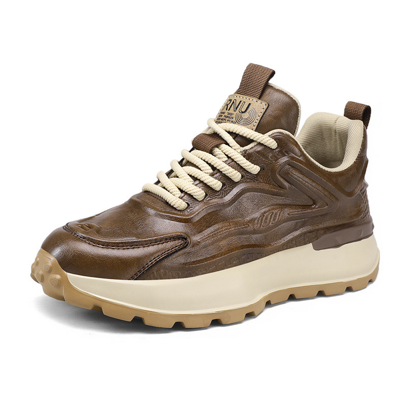 Muške tenisice dad shoes, gornji dio od mikrovlakna, debeli pjenasti potplat, latex uložak, vezanje šnure