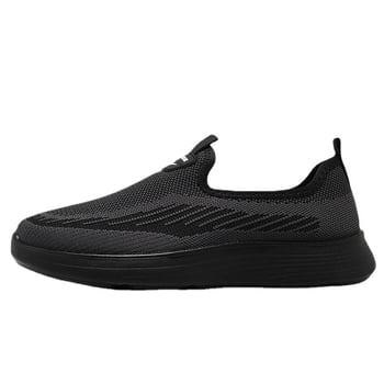 Muške mrežaste loaferice Slip-On, prozračna PU podloga, okrugli vrh, niski potplat