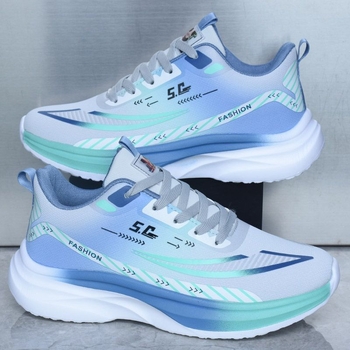 Unisex tenisice za trčanje, lagane i prozračne, gornji dio PU+mesh, EVA đon, vezanje