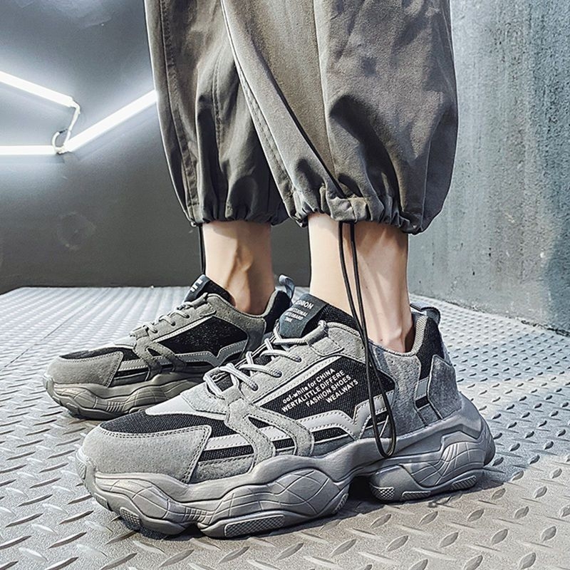 Muške tenisice Dad Shoes – prozračna mreža, sintetička koža, gumeni potplat, prednje vezivanje, niski gornji dio