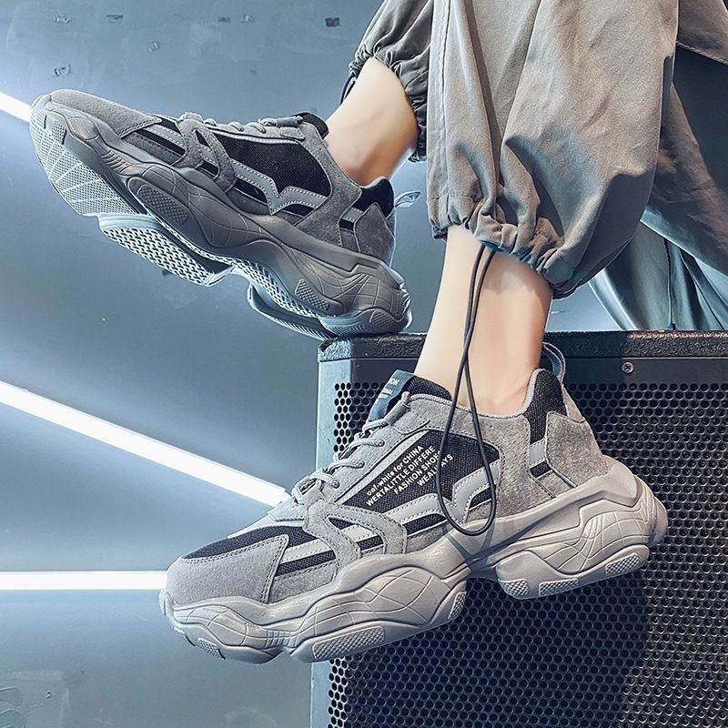 Muške tenisice Dad Shoes – prozračna mreža, sintetička koža, gumeni potplat, prednje vezivanje, niski gornji dio