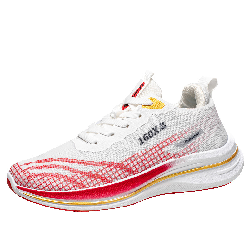 Pantofi sport casual pentru bărbați, respirabili, cu partea superioară din plasă, închidere cu șireturi, talpă PVC, branț textil (upper plasă; talpă PVC; închidere cu șireturi; branț textil; talpă injectată)