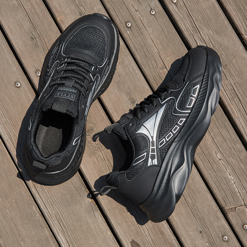 Muške tenisice Dad Shoes, mrežasti gornji dio, prirodna koža ulošak, gumeni đon, vezanje, ležerni stil.