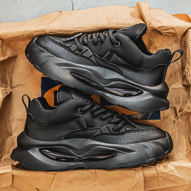 Muške tenisice tip dad shoes s debelim potplatom, gornji dio od sintetičke kože, potplat TPR, Uložak PU, prednje vezanje šnorama