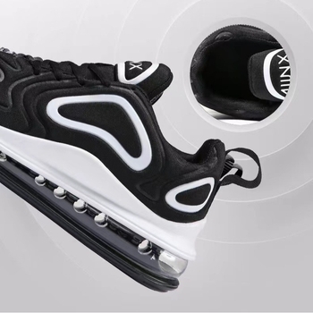 Férfi sportcipő, lélegző hálós felsővel, EVA talpbetéttel, injekcióval formált gumitalppal, alacsony szárú, lace-up zárás