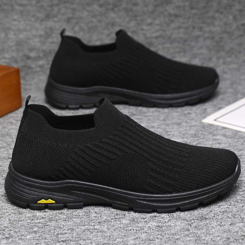 Férfiak számára légáteresztő hálós sportcipő, fűzőkkel, EVA talpé, injekciós formájú PVC talp, mindennapi használatra