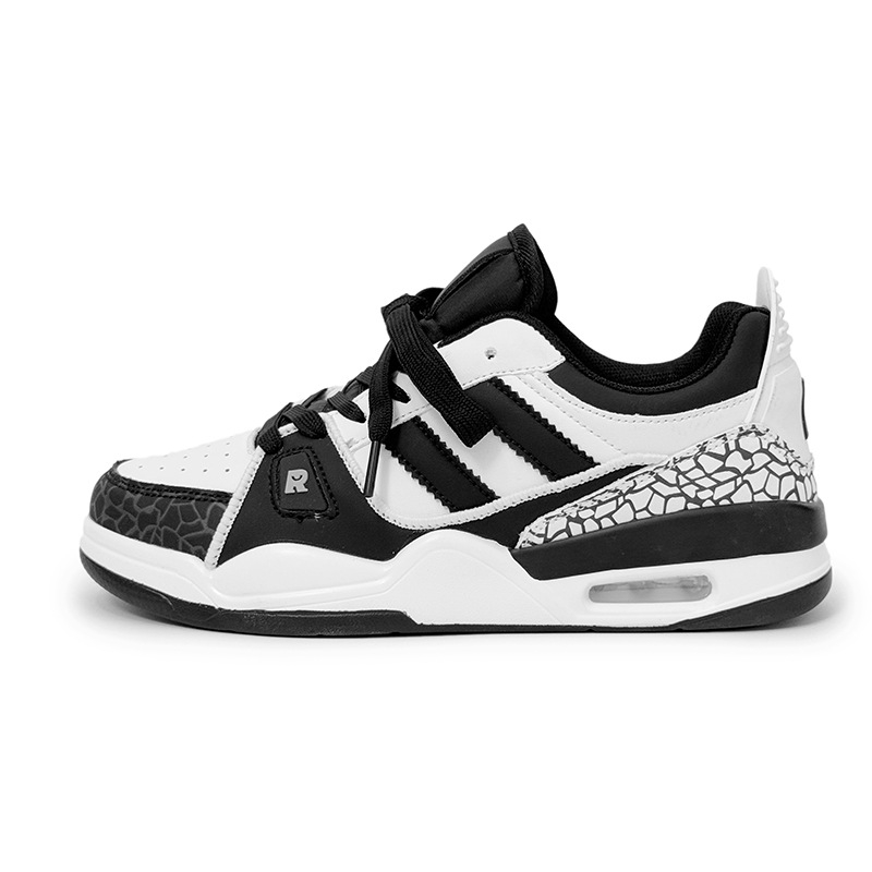 Adidași unisex cu Air Cushion, talpă PU, șireturi, talie joasă, partea Super Fiber