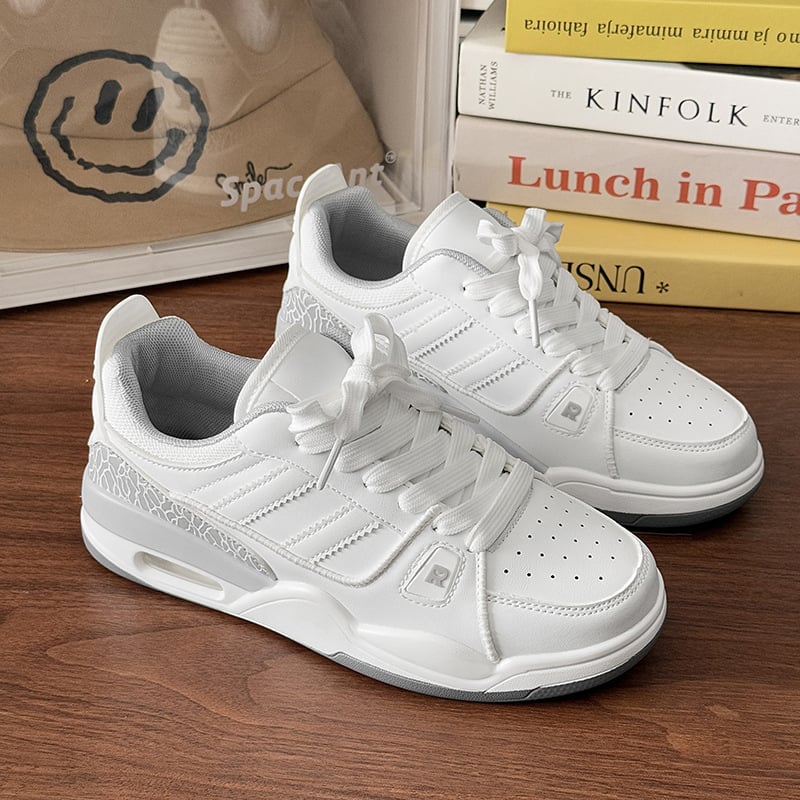 Adidași unisex cu Air Cushion, talpă PU, șireturi, talie joasă, partea Super Fiber