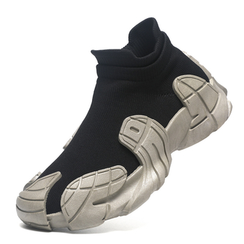 Adidași slip-on din plasă respirabilă, ușori, stil sport casual, cu talpă antiderapantă și rezistentă; guler joasă, vârf rotund, talpă turnată prin injecție